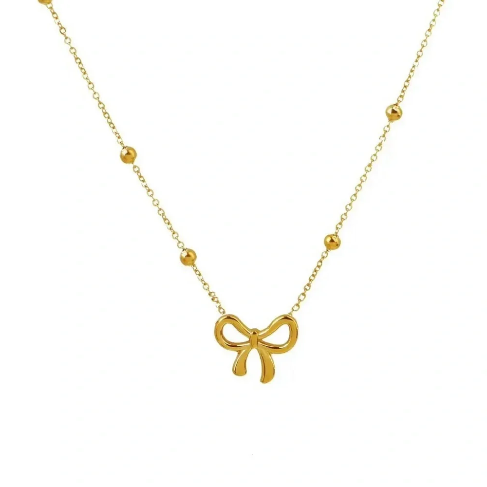 Sweetheart bow necklace - Picture 1 of 3